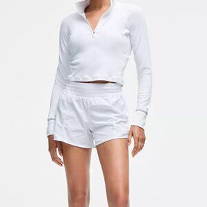 lululemon White Hotty Hot Shorts